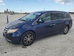 Salvage cars for sale from Copart New Braunfels, TX: 2014 Honda Odyssey EXL