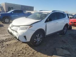 Salvage cars for sale at Kansas City, KS auction: 2017 Toyota Rav4 LE