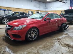 Salvage cars for sale at Kincheloe, MI auction: 2016 Mercedes-Benz E 400