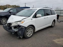 Salvage cars for sale at Ham Lake, MN auction: 2013 Toyota Sienna XLE