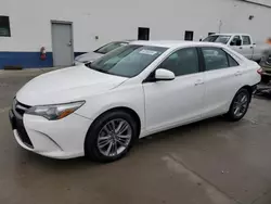 Salvage cars for sale at Farr West, UT auction: 2016 Toyota Camry LE