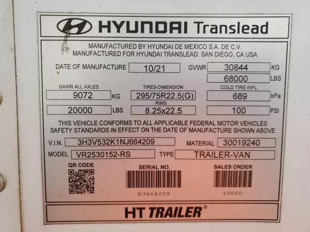 2022 Hyundai Trailer