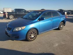 Toyota salvage cars for sale: 2009 Toyota Corolla Base