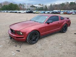 Salvage cars for sale at Charles City, VA auction: 2007 Ford Mustang