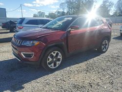 Jeep Compass salvage cars for sale: 2021 Jeep Compass Limited