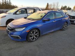 Salvage cars for sale at Bowmanville, ON auction: 2019 Honda Civic Touring