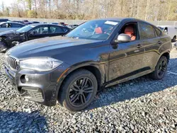 Salvage cars for sale at Waldorf, MD auction: 2016 BMW X6 XDRIVE50I