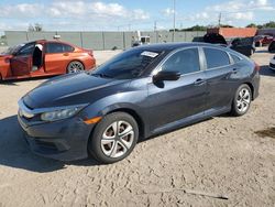 Salvage cars for sale at Homestead, FL auction: 2018 Honda Civic LX