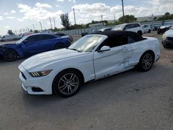 Ford salvage cars for sale: 2016 Ford Mustang