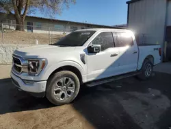 Salvage cars for sale at Albuquerque, NM auction: 2021 Ford F150 Supercrew