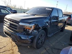 Salvage cars for sale at Woodhaven, MI auction: 2023 Ford F150 Supercrew