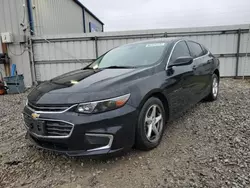 Salvage cars for sale from Copart Memphis, TN: 2018 Chevrolet Malibu LS