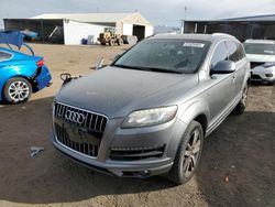 Salvage cars for sale at Brighton, CO auction: 2014 Audi Q7 Premium Plus