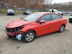 Chevrolet salvage cars for sale: 2018 Chevrolet Cruze LS