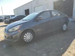 Salvage cars for sale at Jacksonville, FL auction: 2012 Hyundai Accent GLS