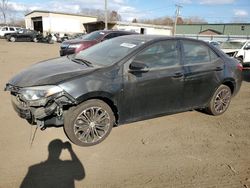 Salvage cars for sale at New Britain, CT auction: 2015 Toyota Corolla L