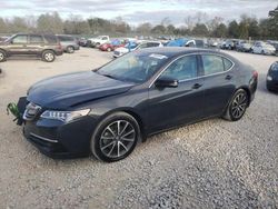 Salvage cars for sale from Copart Madisonville, TN: 2015 Acura TLX Tech