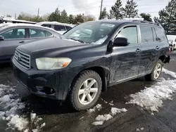 Salvage cars for sale at Denver, CO auction: 2009 Toyota Highlander