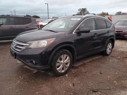 Salvage cars for sale at Franklin, WI auction: 2012 Honda CR-V EXL