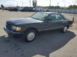 1991 Mercedes-Benz 560 SEC en venta en Miami, FL