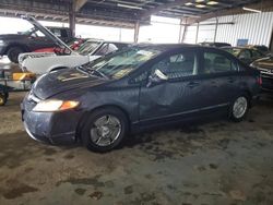 Salvage cars for sale at American Canyon, CA auction: 2008 Honda Civic Hybrid