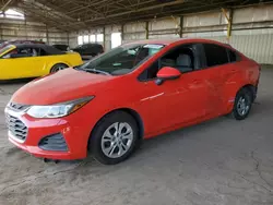 Chevrolet salvage cars for sale: 2019 Chevrolet Cruze LS