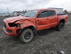 Salvage cars for sale from Copart Airway Heights, WA: 2018 Toyota Tacoma Double Cab