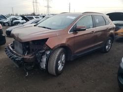 Salvage cars for sale from Copart Elgin, IL: 2017 Ford Edge SEL