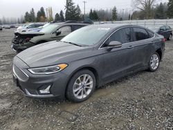 Vehiculos salvage en venta de Copart Graham, WA: 2019 Ford Fusion Titanium