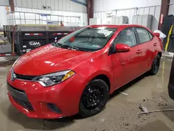 2015 Toyota Corolla L en venta en West Mifflin, PA