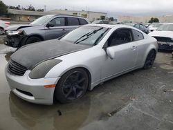 Salvage cars for sale from Copart Martinez, CA: 2005 Infiniti G35