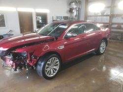 Salvage cars for sale at Pekin, IL auction: 2018 Ford Taurus Limited