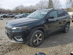 Salvage cars for sale from Copart North Billerica, MA: 2019 Jeep Cherokee Limited