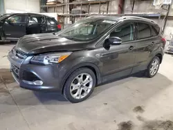 Salvage cars for sale at Eldridge, IA auction: 2015 Ford Escape Titanium