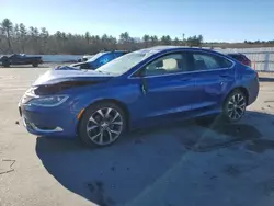 Salvage cars for sale at Windham, ME auction: 2015 Chrysler 200 C