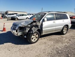 Salvage cars for sale at Temple, TX auction: 2001 Toyota Highlander