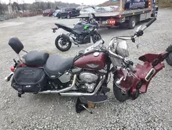 Salvage motorcycles for sale at West Mifflin, PA auction: 2003 Harley-Davidson Flstc