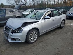 Salvage cars for sale at Candia, NH auction: 2012 Audi A4 Premium