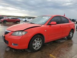 Salvage cars for sale at Grand Prairie, TX auction: 2008 Mazda 3 I