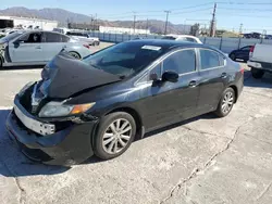 Carros salvage sin ofertas aún a la venta en subasta: 2012 Honda Civic EX