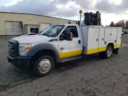 Salvage trucks for sale at Woodburn, OR auction: 2012 Ford F550 Super Duty