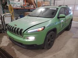 Salvage SUVs for sale at auction: 2016 Jeep Cherokee Latitude