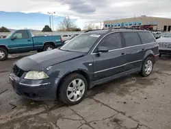 Volkswagen Vehiculos salvage en venta: 2003 Volkswagen Passat GLX 4MOTION