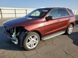 Salvage cars for sale from Copart Fresno, CA: 2015 Mercedes-Benz ML 350