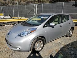 Nissan salvage cars for sale: 2012 Nissan Leaf SV