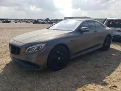 Mercedes-Benz s-Class salvage cars for sale: 2015 Mercedes-Benz S 63 AMG