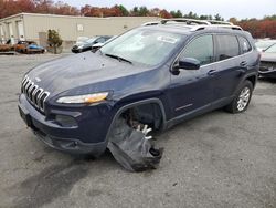 Salvage cars for sale at Exeter, RI auction: 2014 Jeep Cherokee Latitude