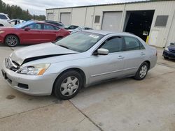 Salvage cars for sale at Gaston, SC auction: 2007 Honda Accord LX