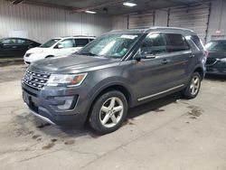 Ford salvage cars for sale: 2017 Ford Explorer XLT