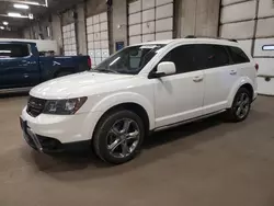 Carros salvage sin ofertas aún a la venta en subasta: 2016 Dodge Journey Crossroad